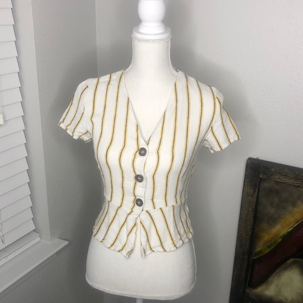 Buttoned Top